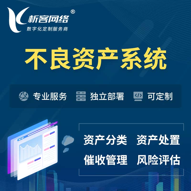 鞍山不良资产管理系统